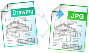 Конвертирование файлов AutoCAD DWG в формат JPEG