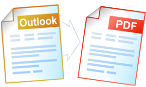 Save Outlook message as PDF