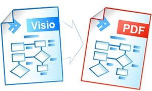 Сохранение файла Visio в формате PDF