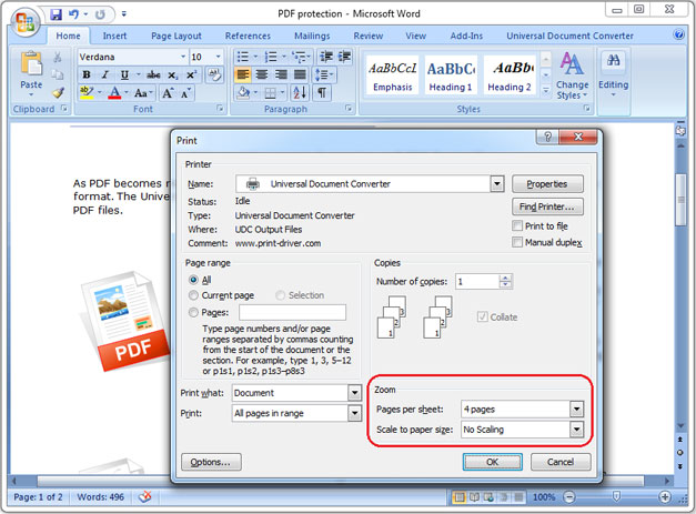 how to convert word to pdf on microsoft 2007