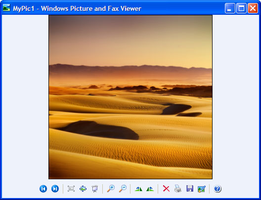 Open the JPEG image in Windows Picture and Fax Viewer and click the Print button on its toobar
