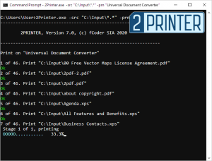 Printing to PDF from Command Line with fCoder 2Printer 7.0